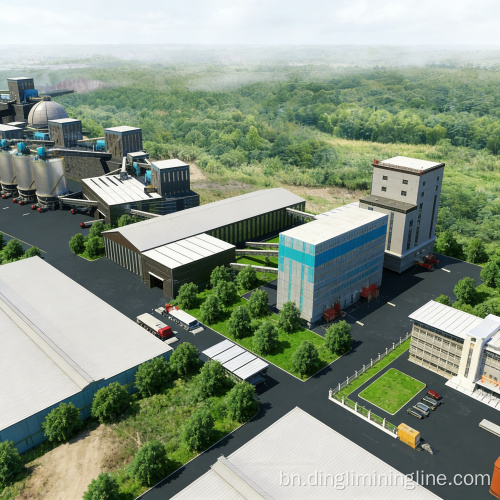 সিক্স-ইন-ওয়ান এগ্রিগেট প্রোডাকশন লাইন ডিজাইন স্কিম